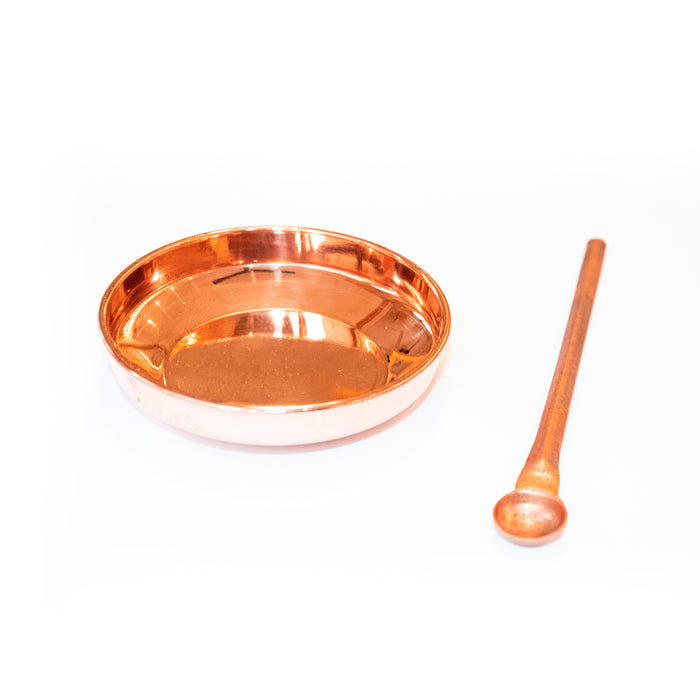 Swaha Havan Kund Set For Home | Havan Kund , Havan Kund Stand, Copper Aachamani Spoon, Plate, chimta
