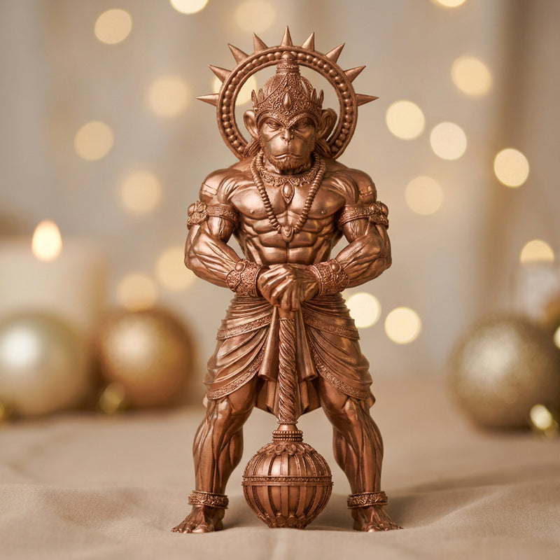 3D Lord Hanuman Idol for Car Dashboard, Home, Office Desk