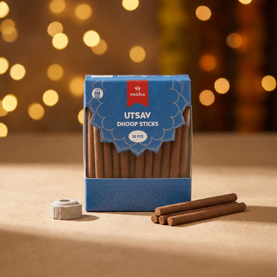 Utsav Cylindrical Dhoop Stick| 30 pcs | Swaha