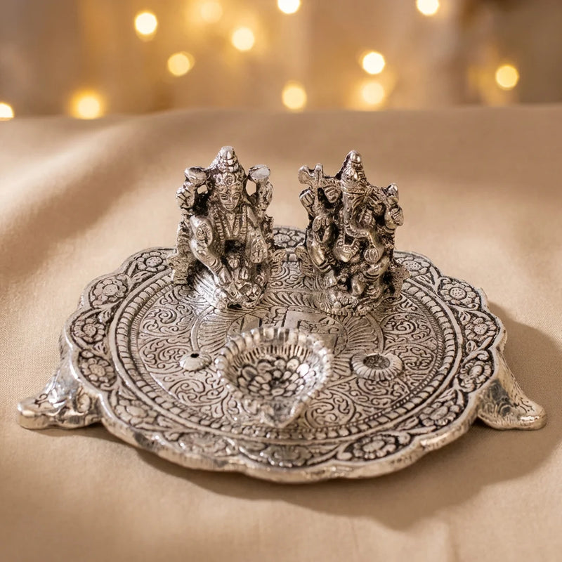 Lakshmi Ganesha Tali Deepak | Home Pooja Products | Swaha