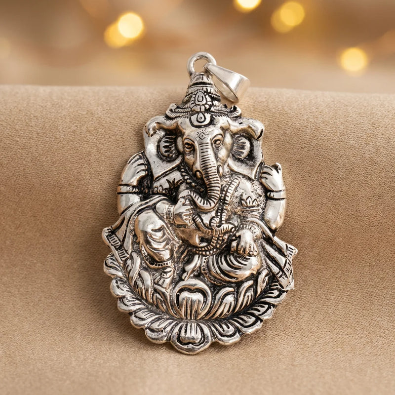 Kamal Ganesha | Wall Hanging Ganapathi Idols | Religious Decor for Home | God Showpiece | Swaha