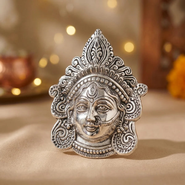 Durga Face | Maa Durga Face Sculpture For Good Luck and Prosperity | Home Decorations | Swaha