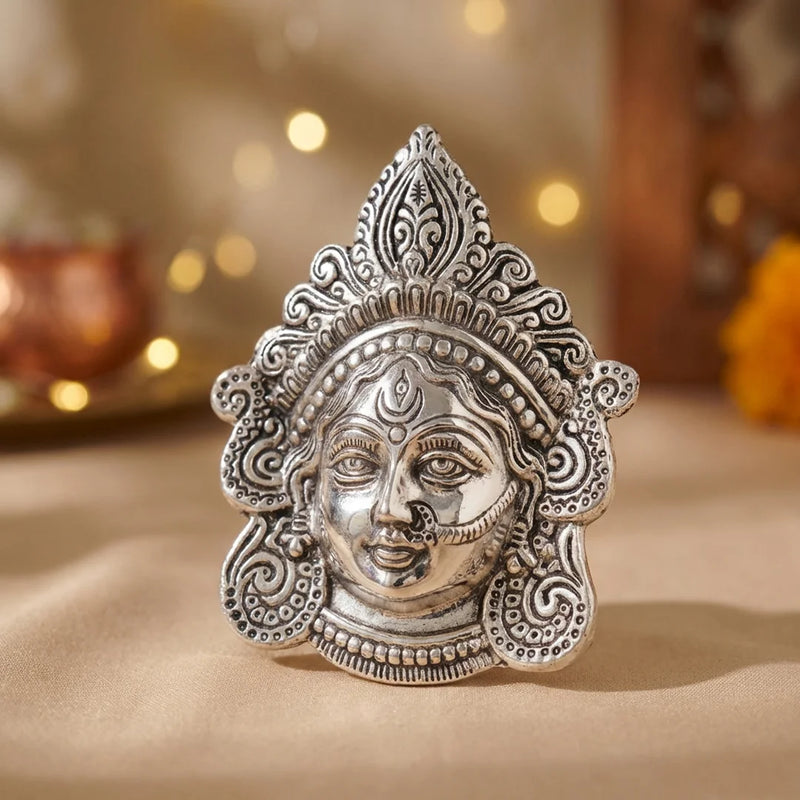 Durga Face | Maa Durga Face Sculpture For Good Luck and Prosperity | Home Decorations | Swaha