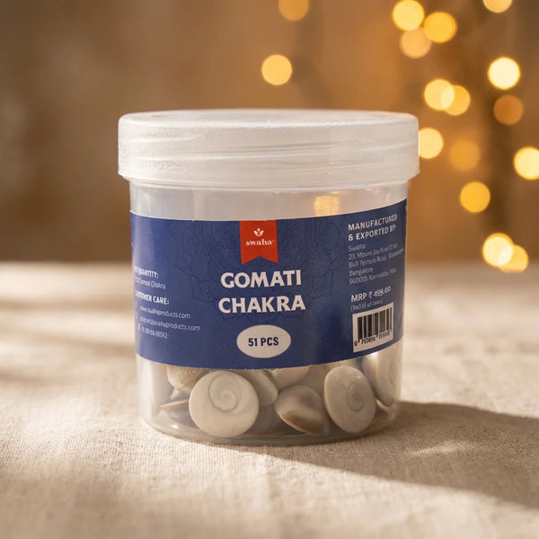 Gomati Chakra Original Set - 51 Pieces | Swaha