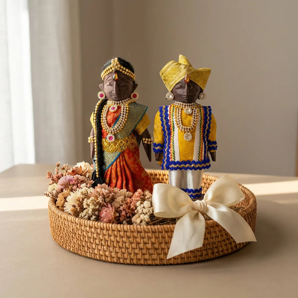 Marapachi Raja Rani Doll ( 20cm Height ) | Swaha