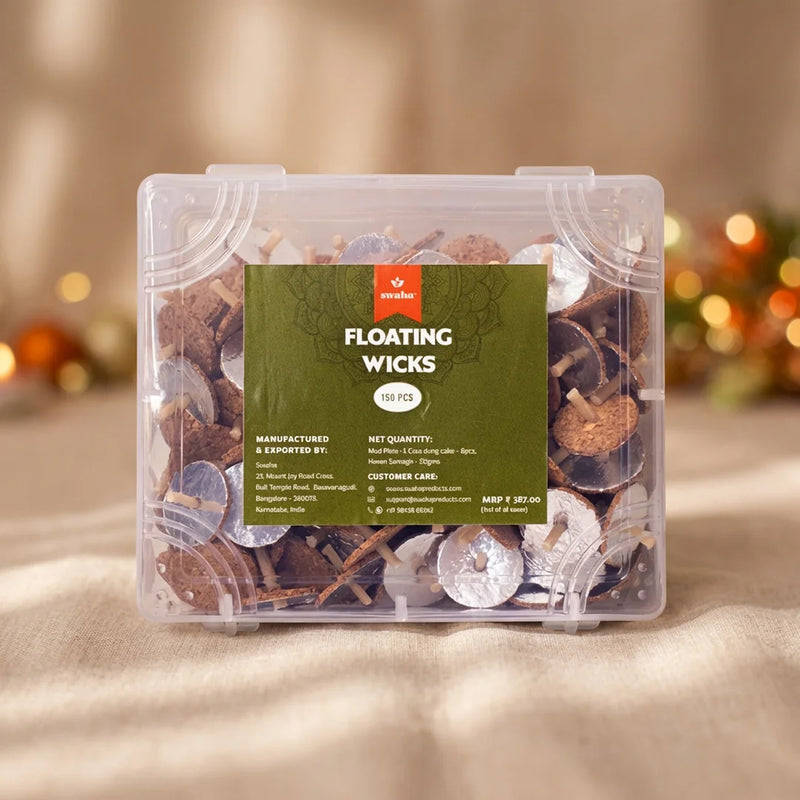 Round Floating Wicks | 150 wicks | Swaha