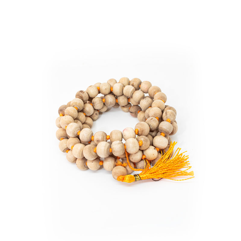 Tulsi Mala | Natural Lab Certified 108 + 1 Tulsi Beads | Swaha