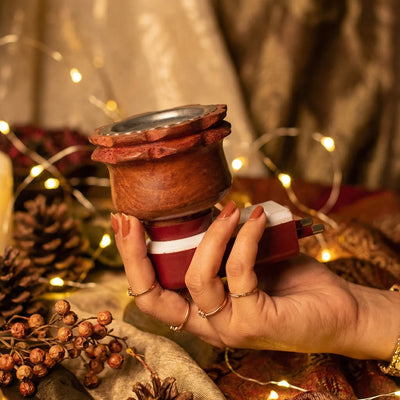 Electric Wooden Kapor Dani | Swaha