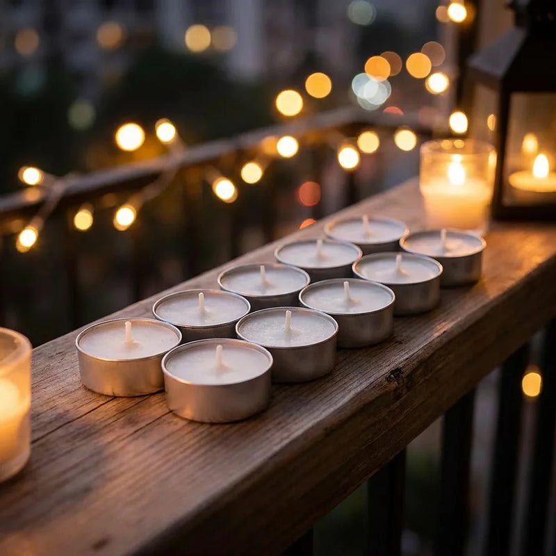 Vegan Tea Lights| 1.5hrs Burning Time | Swaha