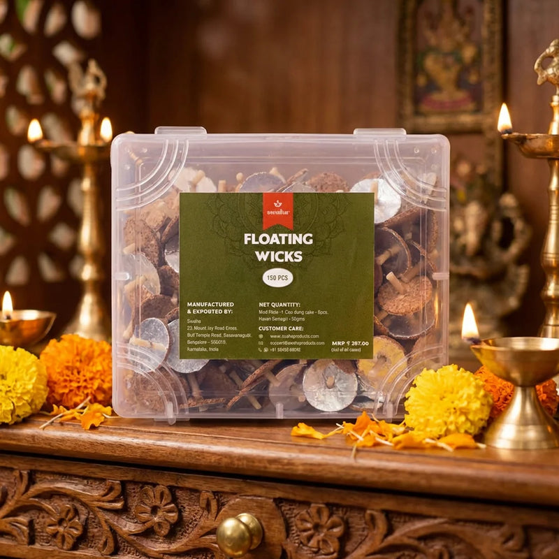 Round Floating Wicks | 150 wicks | Swaha