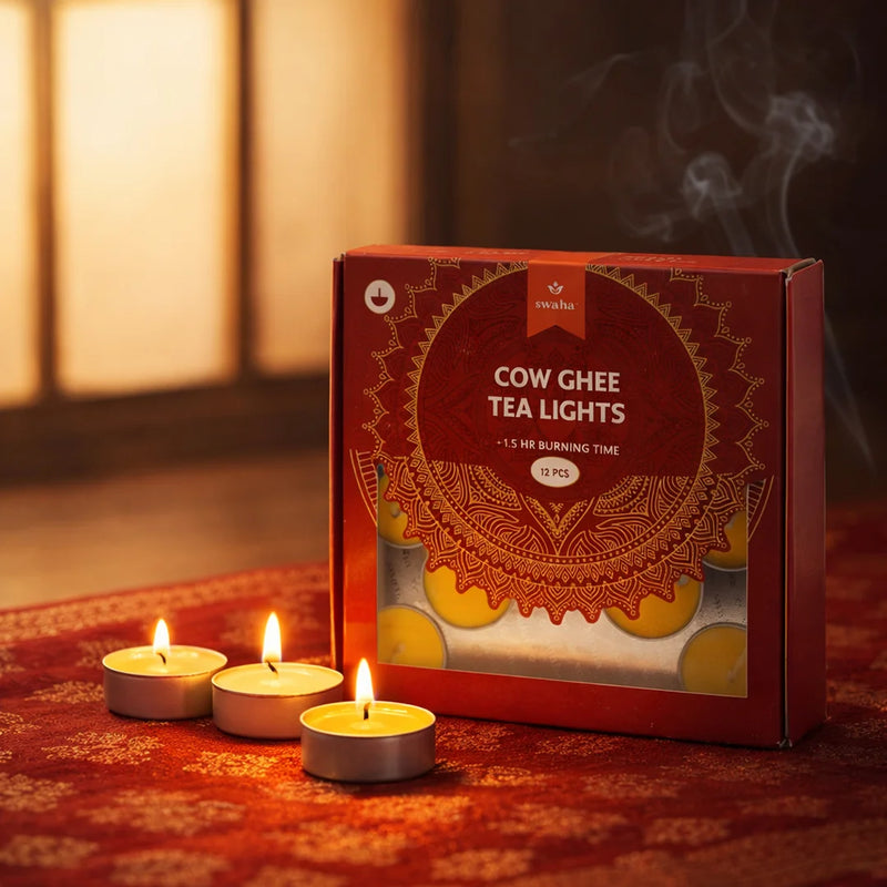 Cow Ghee Diya Wicks |1.5hrs Burning Time | Swaha
