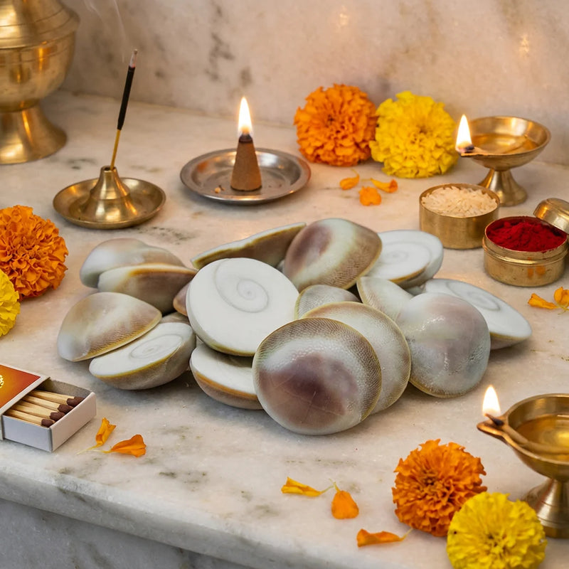 Gomati Chakra Original Set - 51 Pieces | Swaha