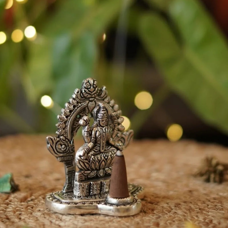 Dhoop Holder with Laxmi Devi | Dhoop Cone Burner | Godess Laxmi Idol | Swaha