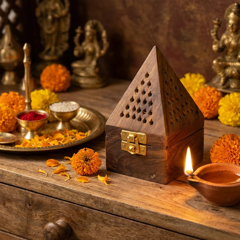 Brass Puja Articles Combo | Swaha