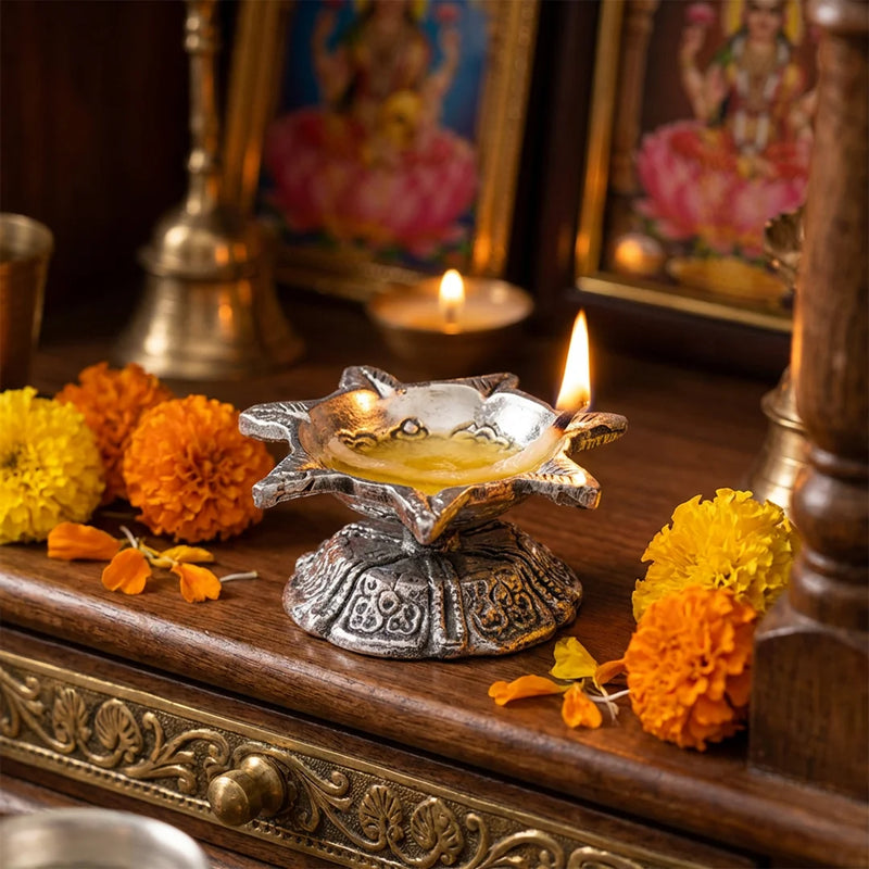 Stand Deepak | Diya for Puja and Home Decorations | Swaha