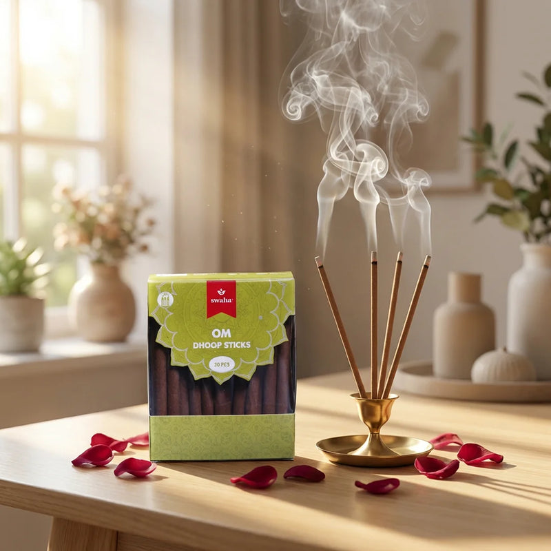 Om Cylindrical Dhoop Stick (30 sticks) | Swaha