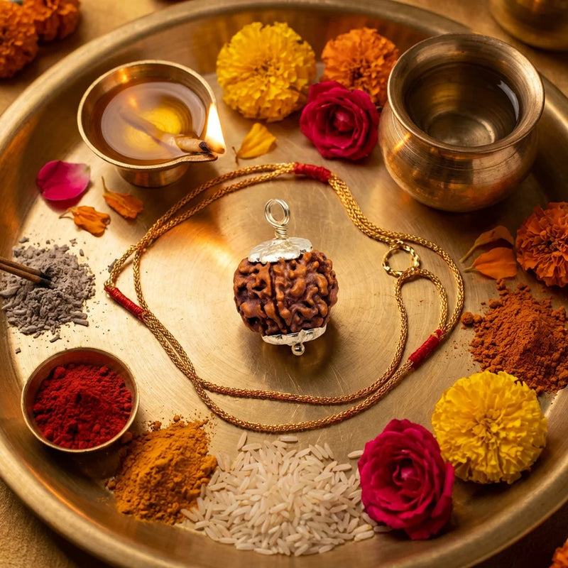 Panch Mukhi Rudraksha Pendant