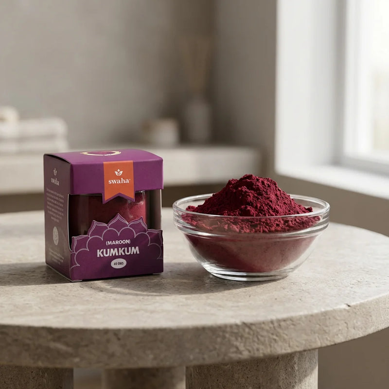 Pure KumKum | Maroon - Combo Pack of 3 | Swaha
