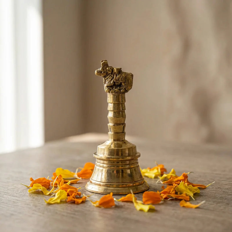 Brass Puja Bell | Swaha