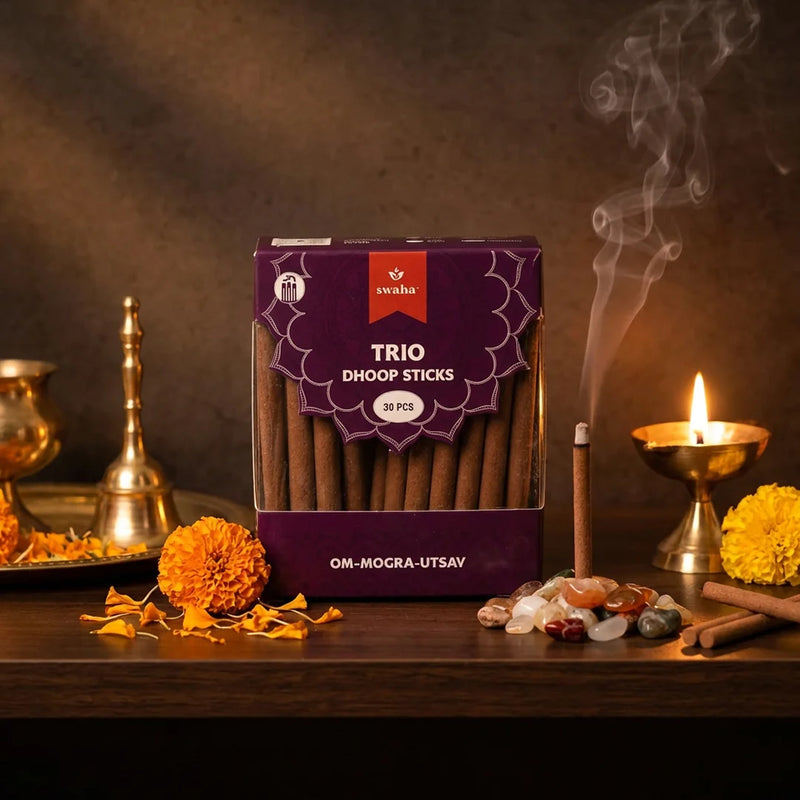 Trio Incense Stick Combo | 10*3 pcs | Swaha