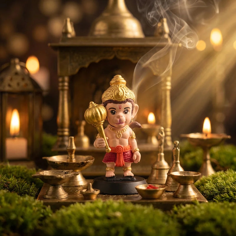 Lord Hanuman Idol for Car Dashboard | Swaha