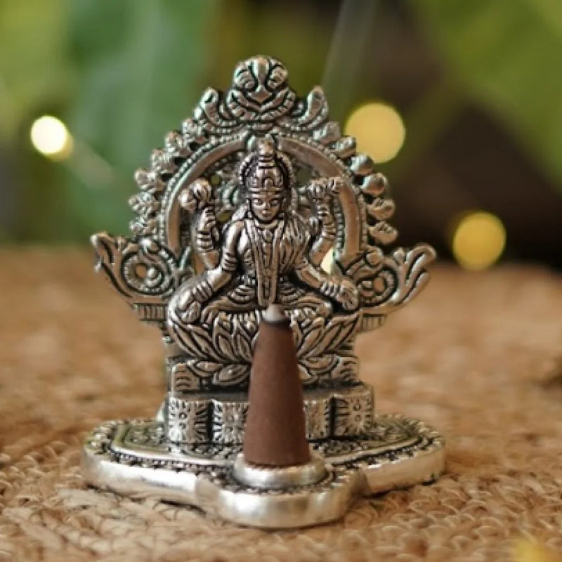 Dhoop Holder with Laxmi Devi | Dhoop Cone Burner | Godess Laxmi Idol | Swaha