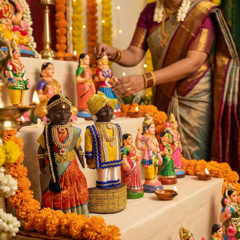 Marapachi Raja Rani Doll ( 20cm Height ) | Swaha