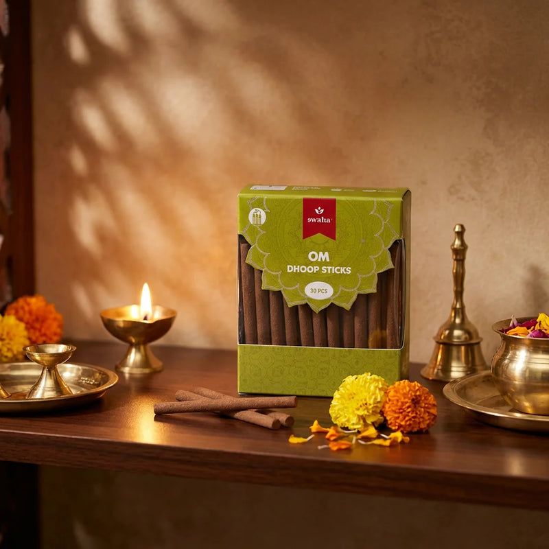 Om Cylindrical Dhoop Stick (30 sticks) | Swaha