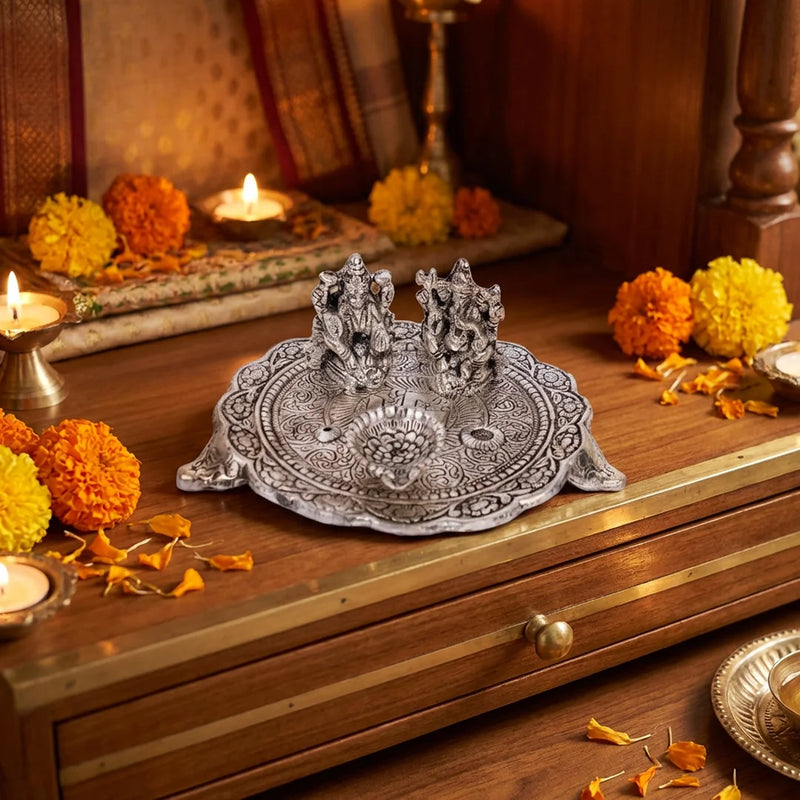 Lakshmi Ganesha Tali Deepak | Home Pooja Products | Swaha
