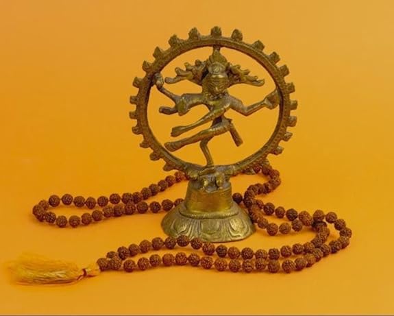5 Mukhi Rudraksha Mala | Original 108 + 1 Beads | Swaha