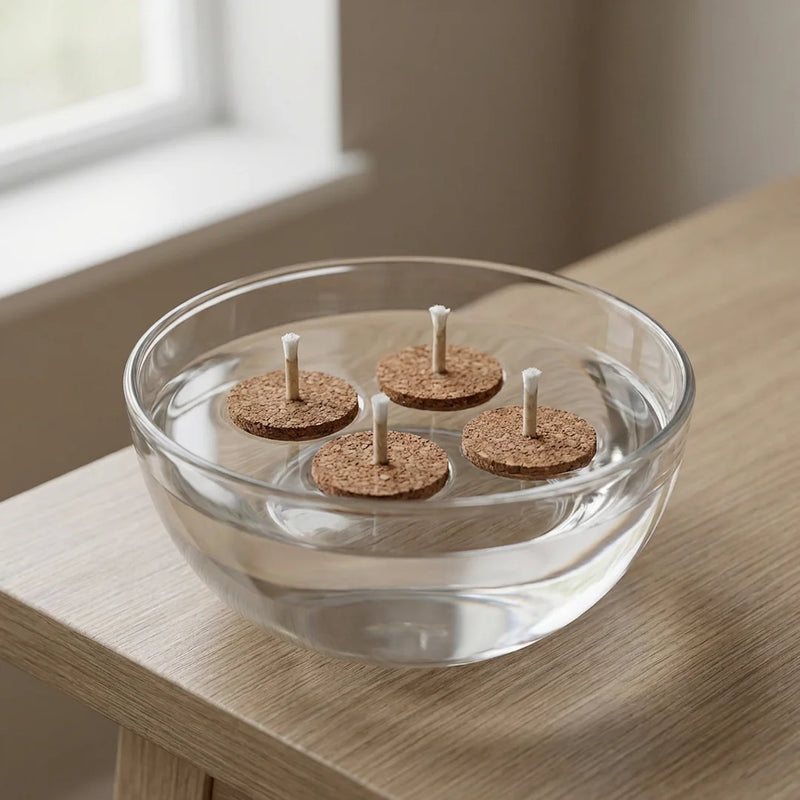 Round Floating Wicks (50 wicks) | Swaha