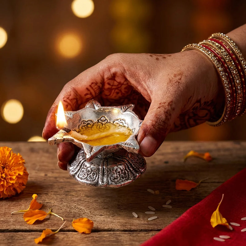 Stand Deepak | Diya for Puja and Home Decorations | Swaha
