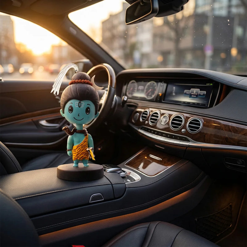 Divine Cute Shiva Bobblehead  - Ideal for Car, Office and Home | Swaha