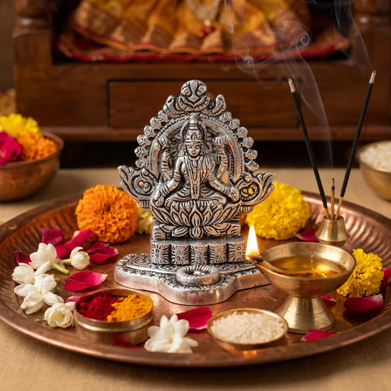 Dhoop Holder with Laxmi Devi | Dhoop Cone Burner | Godess Laxmi Idol | Swaha