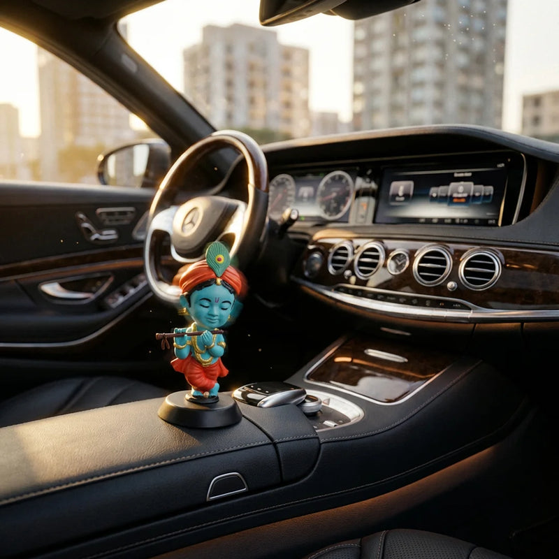 Lord Krishna  Idol for Car Dashboard | Swaha