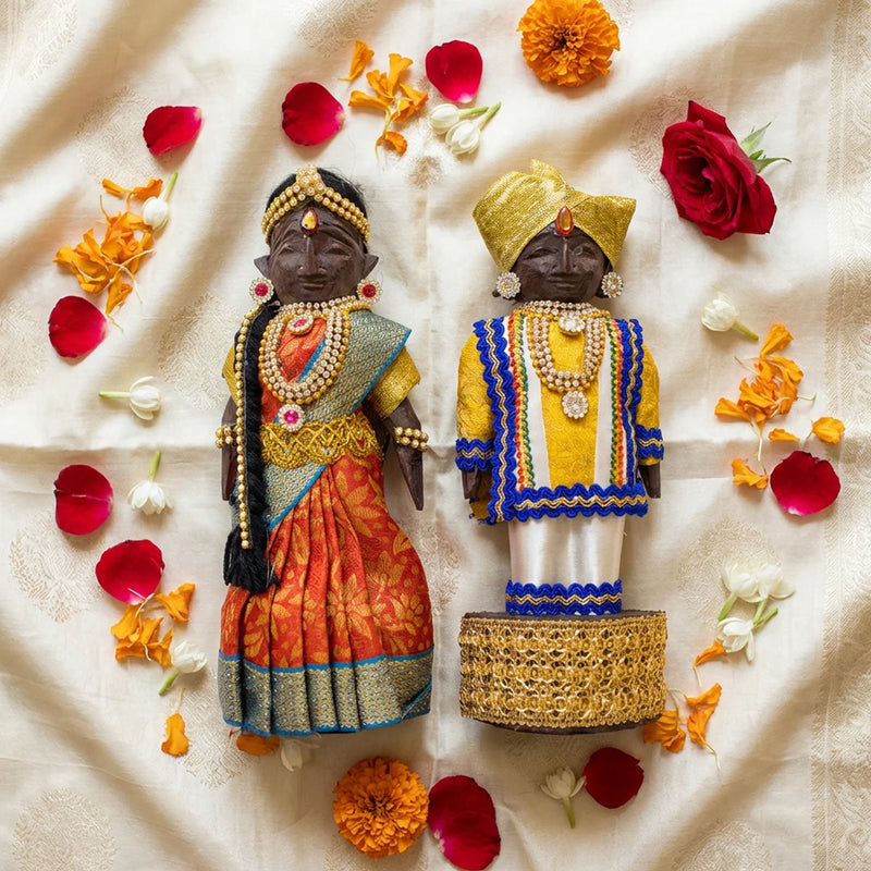 Marapachi Raja Rani Doll ( 20cm Height ) | Swaha