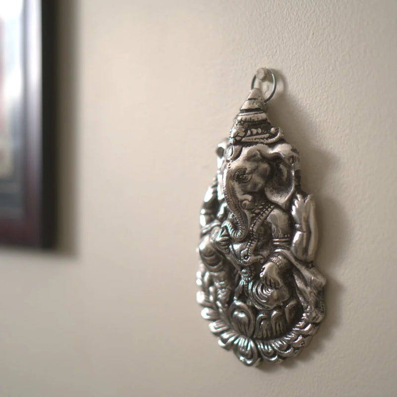 Kamal Ganesha | Wall Hanging Ganapathi Idols | Religious Decor for Home | God Showpiece | Swaha