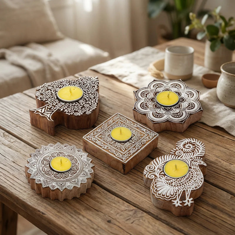 Wooden Blocks | Decorative Blocks | 1 Pcs | Swaha