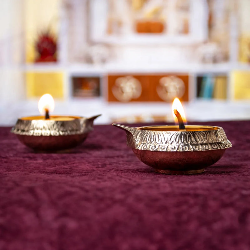 Brass Puja Articles Combo | Swaha