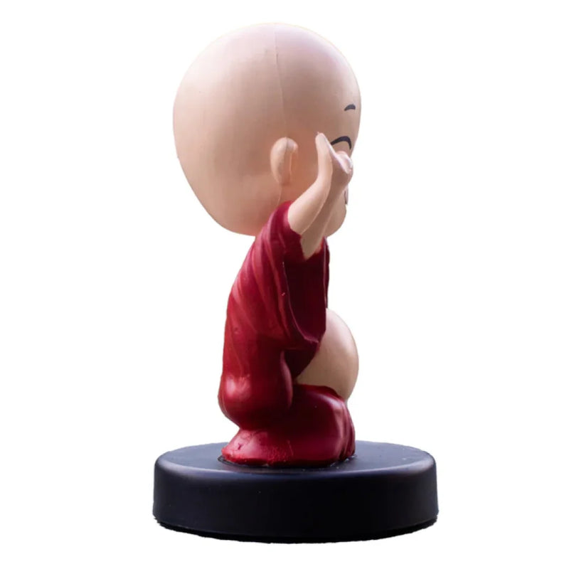 Divine Cute Laughing Buddha Bobblehead  - Ideal for Car, Office and Home | Swaha