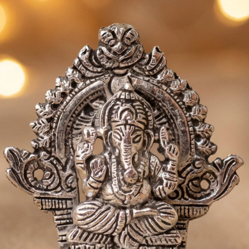 Ganesha Dhoop Holder | Ganapathi Incense Burner for Home Decoration and Puja | Swaha