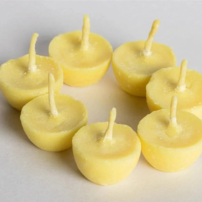 Cow Ghee Diya Wicks | 60mins Burning Time - Combo Pack of 3 | Swaha