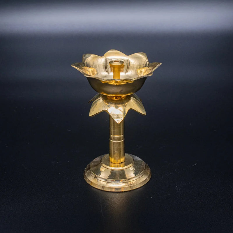 Kamal Nanda Stand Deepam (Pair) | Swaha