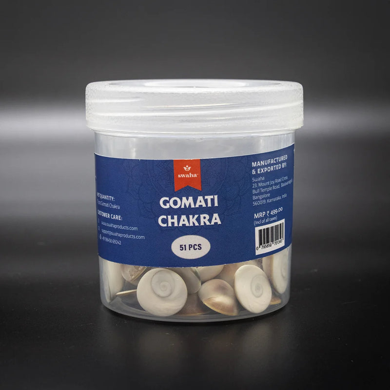 Gomati Chakra Original Set - 51 Pieces | Swaha