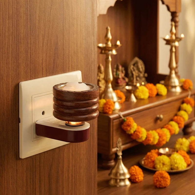 Electric Wooden Kapor Dani | Swaha