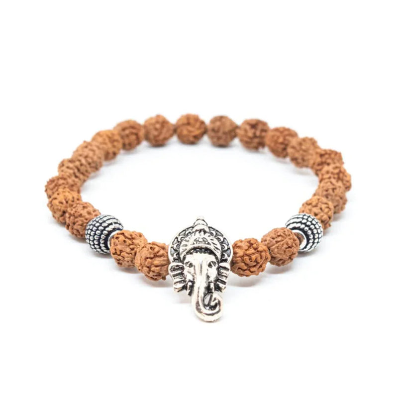 5 Mukhi Rudraksha Bracelet | Original Lab Certified Rudraksha Bracelt For Men & Women | Swaha
