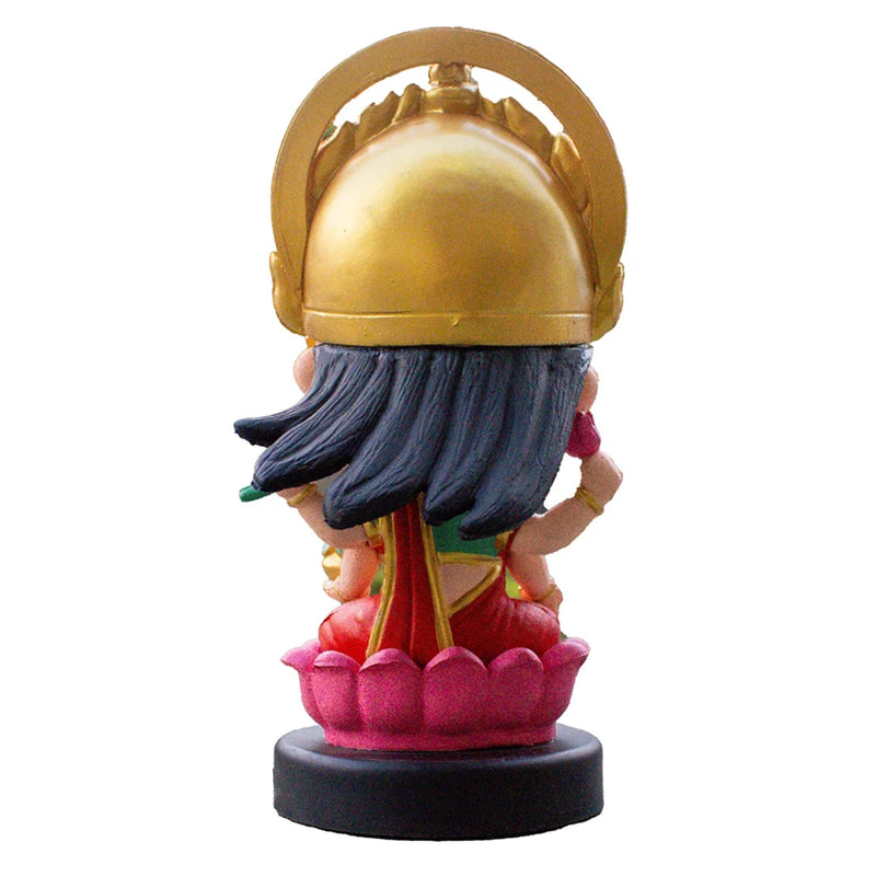 Divine Cute Lakshmi Bobblehead  - Ideal for Car, Office and Home | Swaha