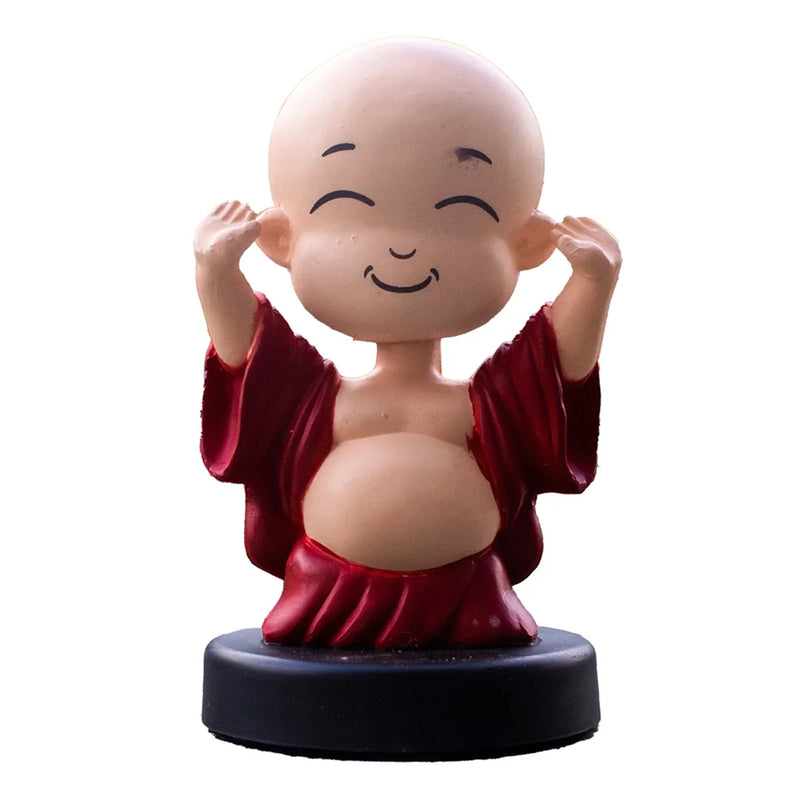 Divine Cute Laughing Buddha Bobblehead  - Ideal for Car, Office and Home | Swaha