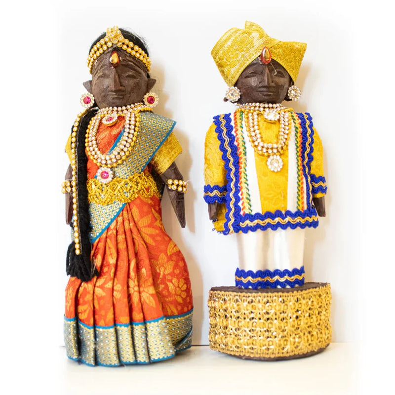 Marapachi Raja Rani Doll ( 20cm Height ) | Swaha