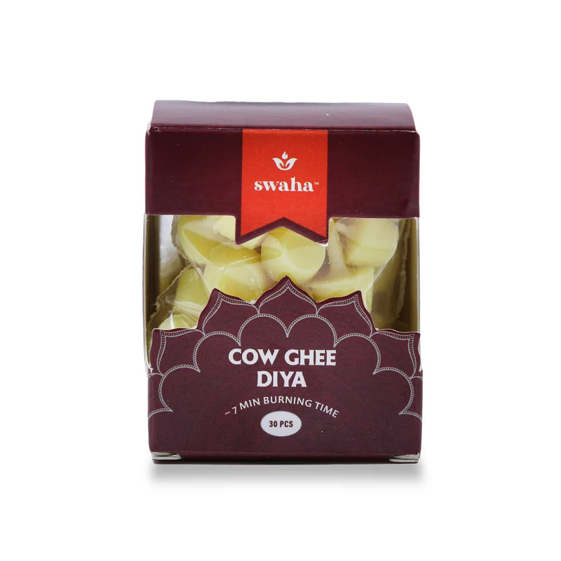 Cow Ghee Diya Wicks | 7mins Burning Time | Swaha